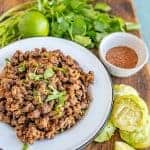 Quick and easy Mexican Black Beans for Tacos and for a side to all your favorite Tex-Mex dishes, made with canned black beans and lots of vibrant seasonings.