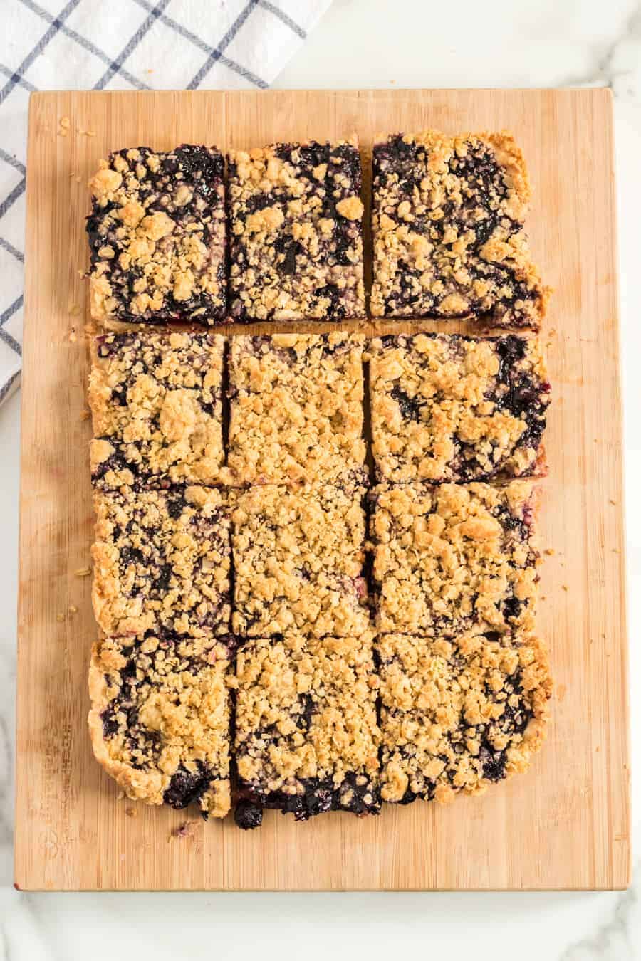 These streusel-topped Blueberry Pie Bars have a dense crust and gooey, blueberry-packed filling to make them a perfect dessert (or breakfast) any day.