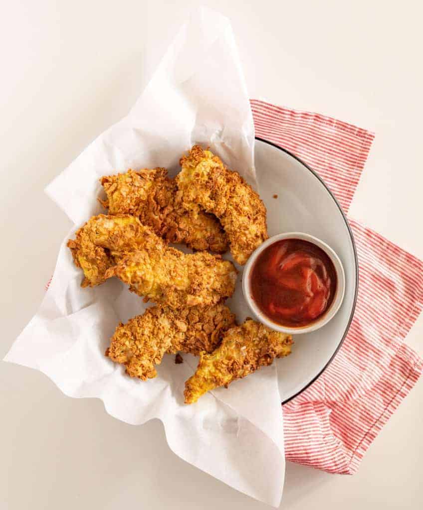 How to Make Homemade Chicken Strips in the Air Fryer — Bless this Mess
