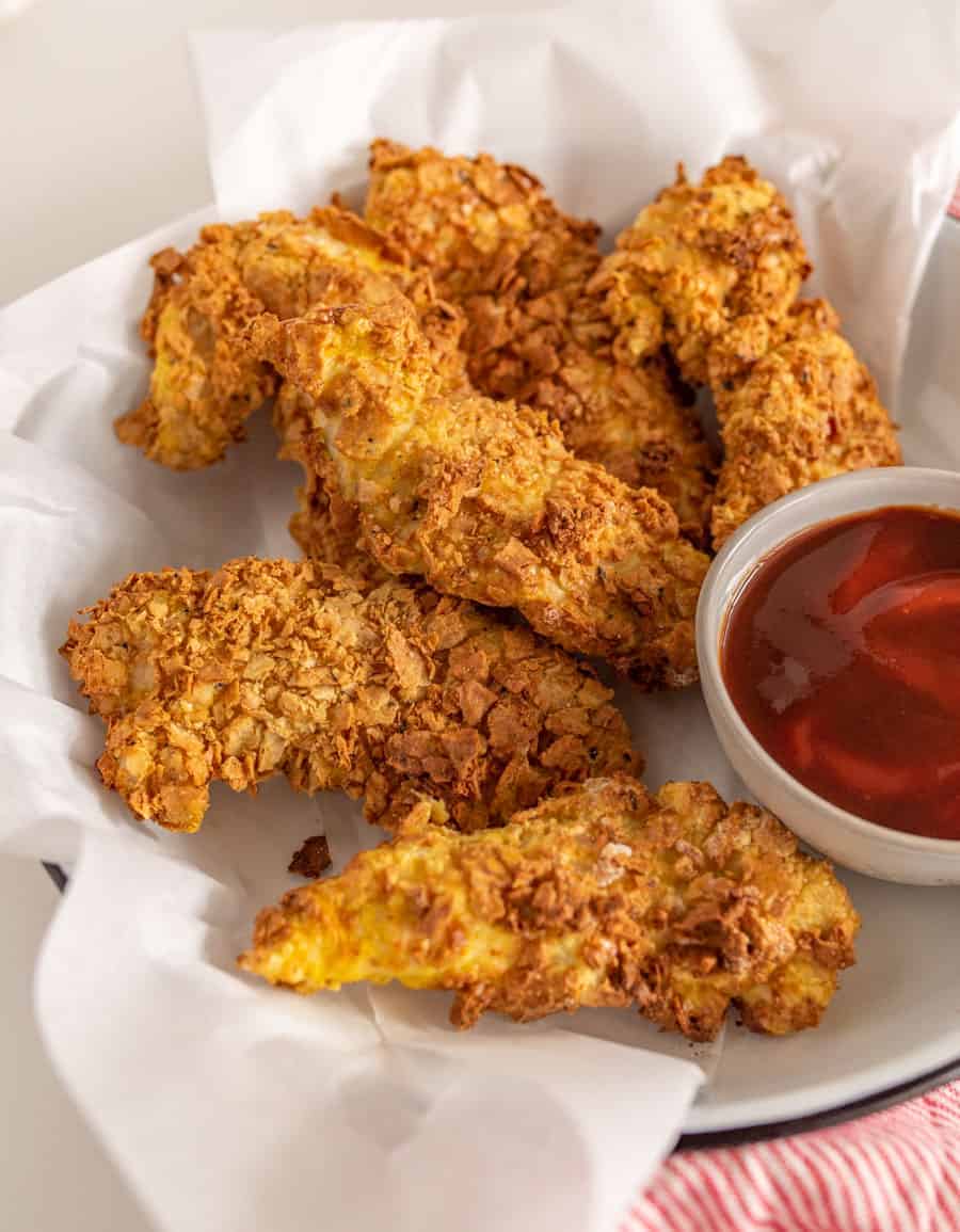 homemade fried chicken strips