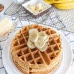 BEST Banana Waffles