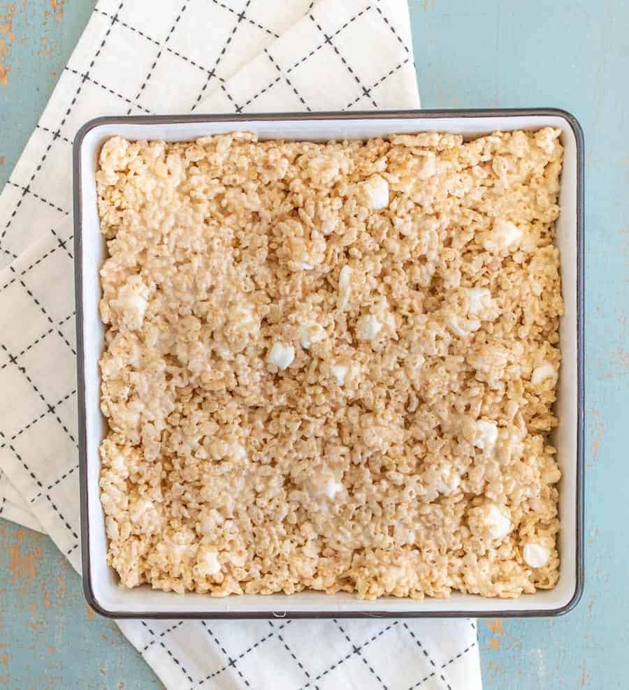 What makes these Perfect Classic Rice Crispy Treats so perfect? A whole lot of love, and a whole lot of butter.