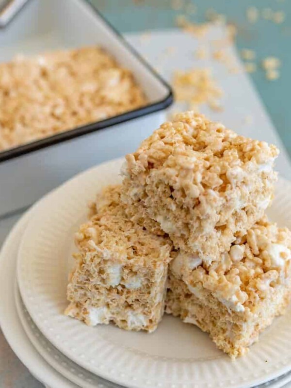 What makes these Perfect Classic Rice Crispy Treats so perfect? A whole lot of love, and a whole lot of butter.