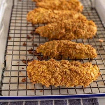 Extra Crunchy Baked Chicken Strips (gluten free)