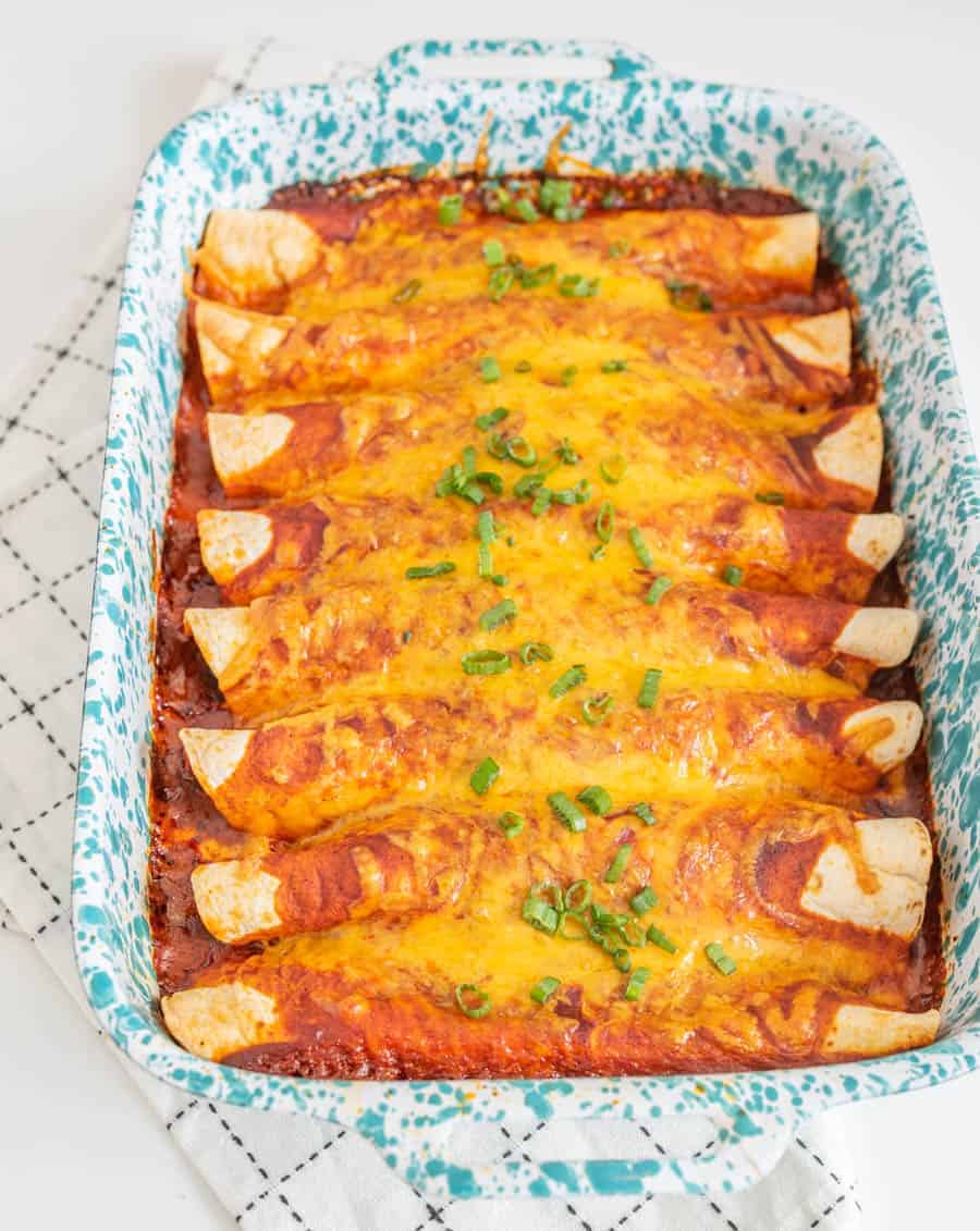 Ground Beef Enchiladas — Bless this Mess