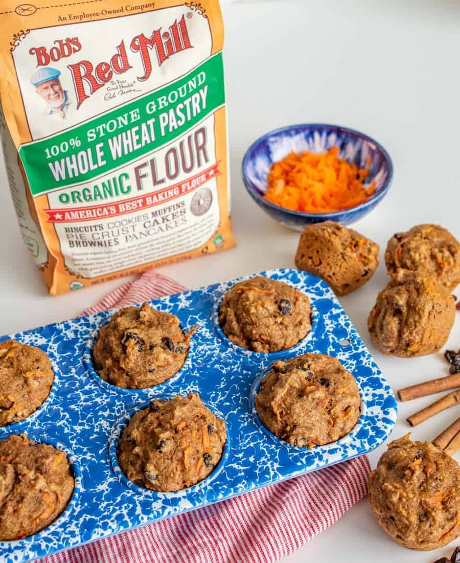 Healthy Carrot Cake Muffins are a nourishing spin on a springtime classic and have all the flavors you love in carrot cake (raisins, nuts, carrots), plus you can get away with having them for breakfast. And that's just a win-win.