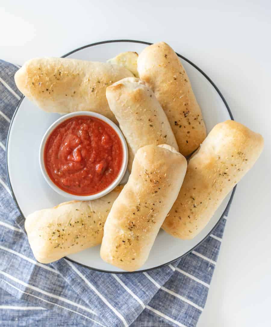 Pizza just got a snackable upgrade with these buttery and filling individual Pepperoni Pizza Sticks.