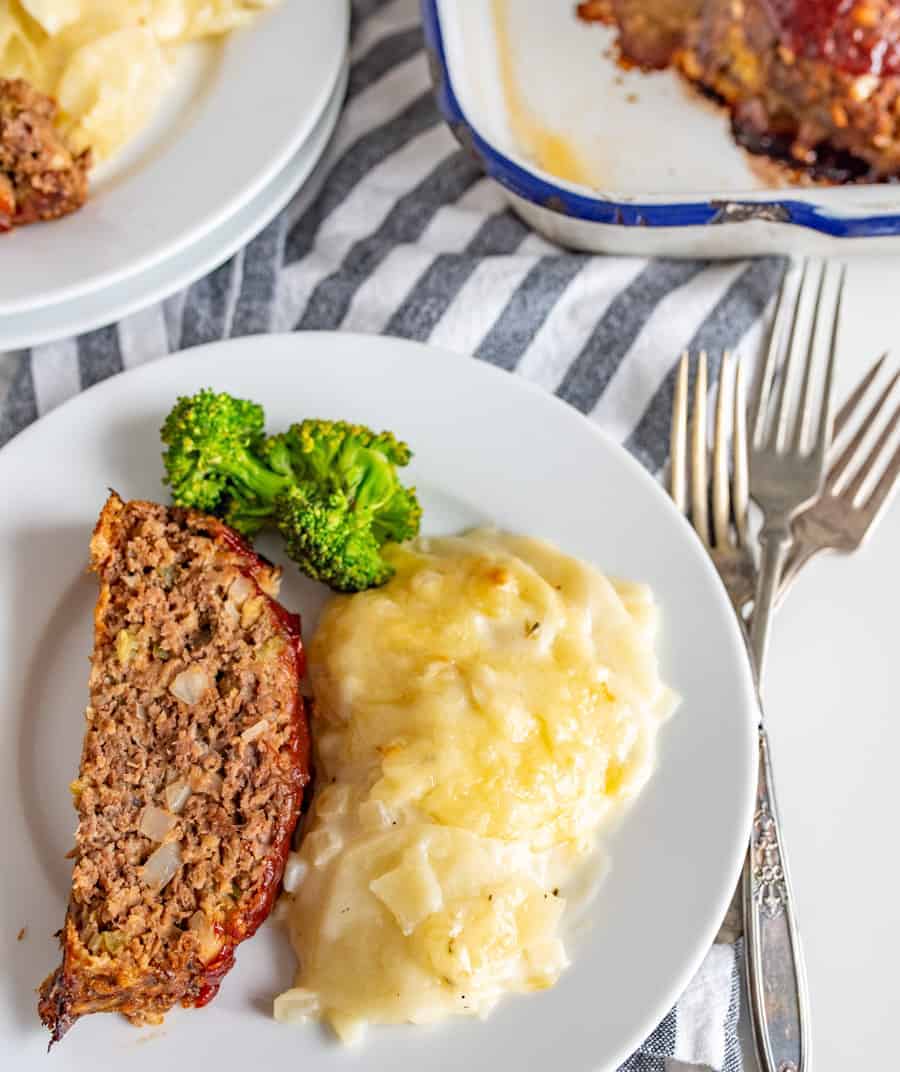 Creamy and cheesy Classic Scalloped Potatoes are the king of decadent side dishes and immediately add a whole lot of comfort to any plate.