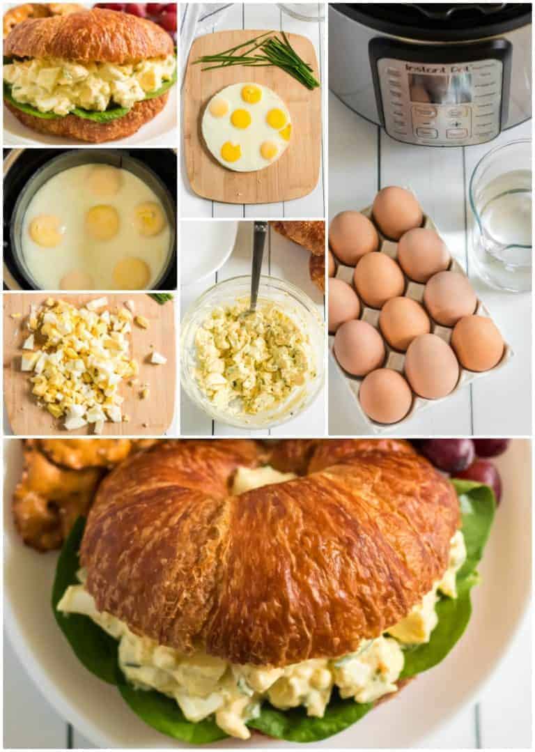 Instant Pot Egg Salad (no boiled eggs to peel!) — Bless this Mess