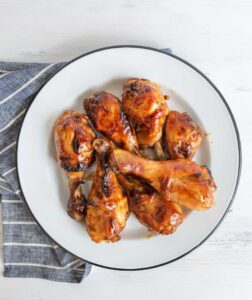 Sweet and Spicy Baked Chicken Legs