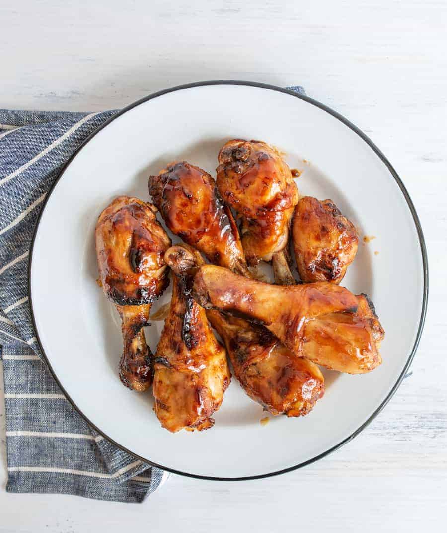 Sweet and Spicy Baked Chicken Legs — Bless this Mess