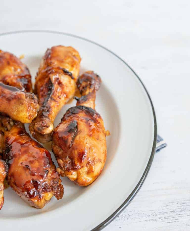 Sweet and Spicy Baked Chicken Legs — Bless this Mess