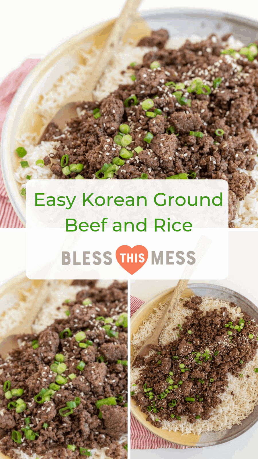 Super flavorful and simple to toss together, Easy Korean Ground Beef and Rice is a staple weeknight meal that the whole family will love. 