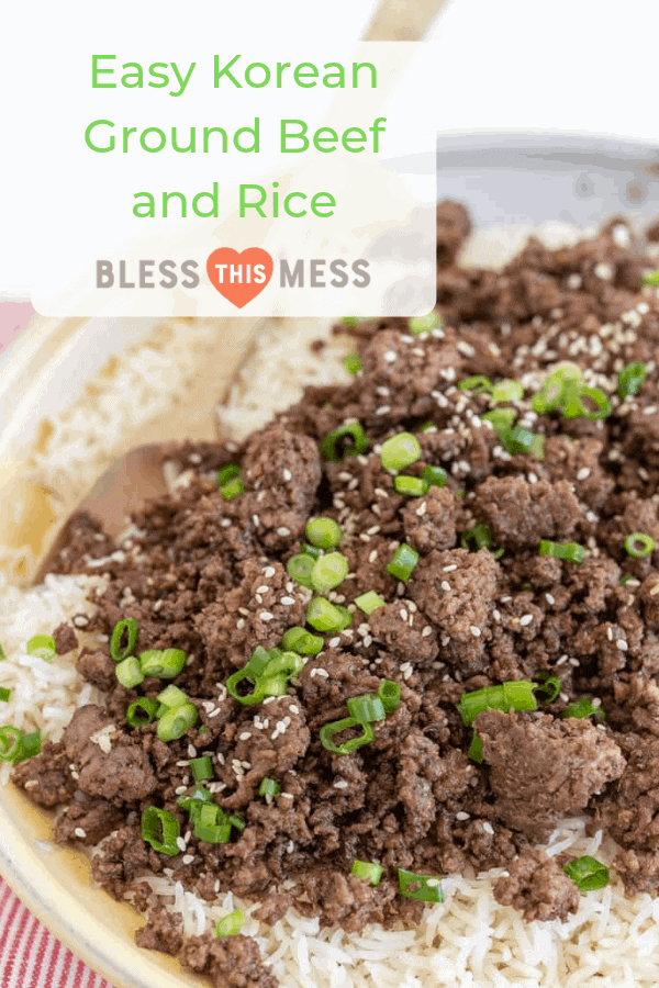 Super flavorful and simple to toss together, Easy Korean Ground Beef and Rice is a staple weeknight meal that the whole family will love.