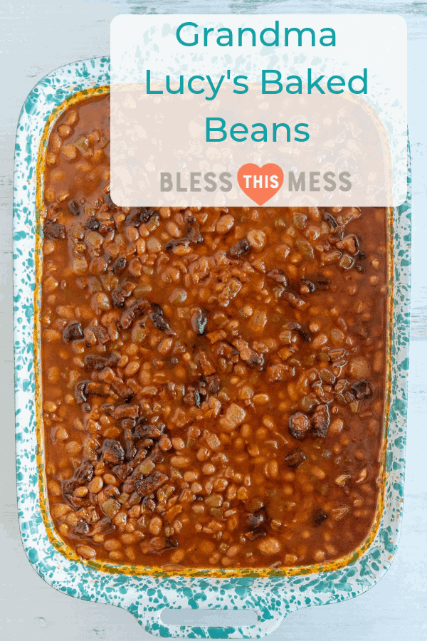 Smoky and savory with just a hint of sweetness, Grandma Lucy's baked beans recipe is famous around my household, and I know it'll be a staple in yours, too.