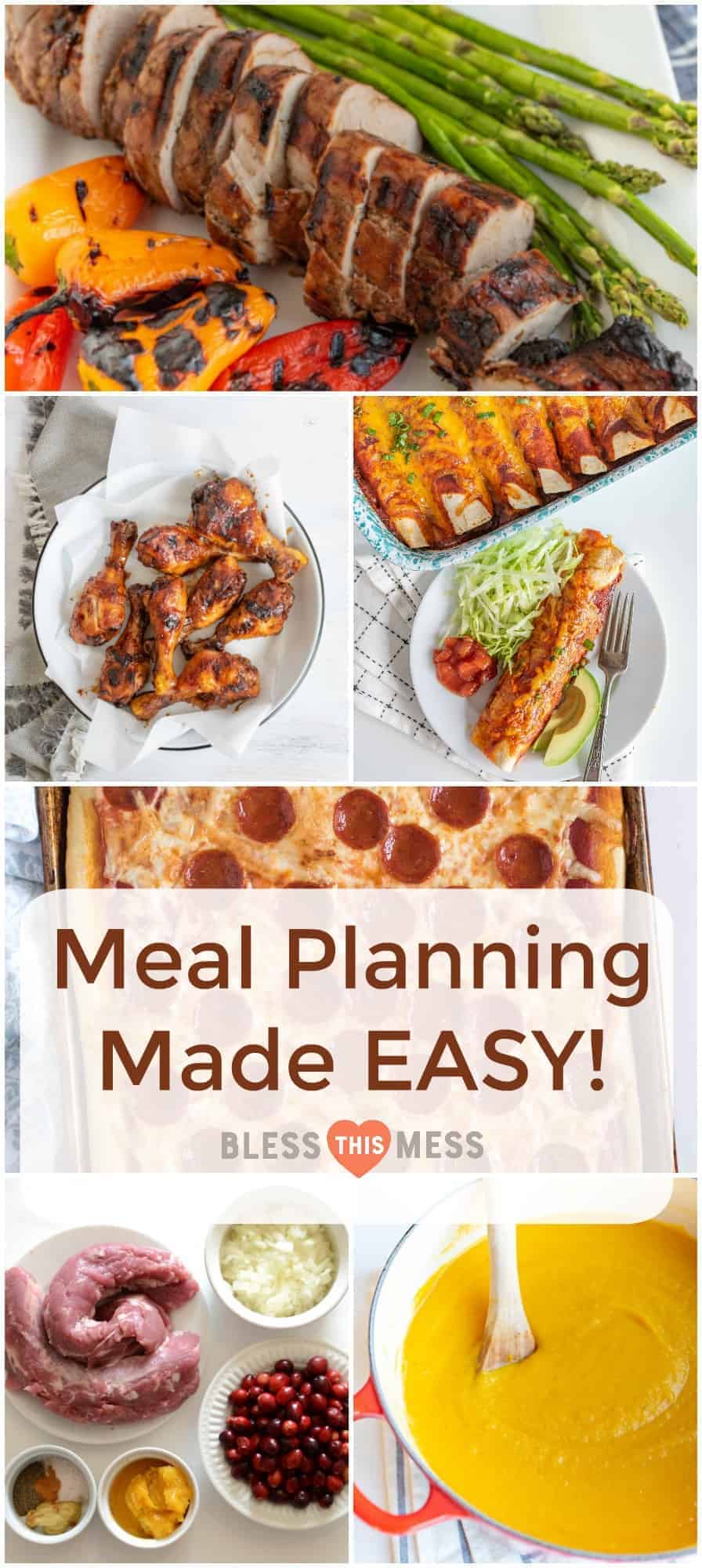 Meal planning doesn't require blood, sweat, and tears -- with my guide and free printable calendars, you can experience my busy-proof, tried-and-true 3 steps to EASY meal planning ASAP!