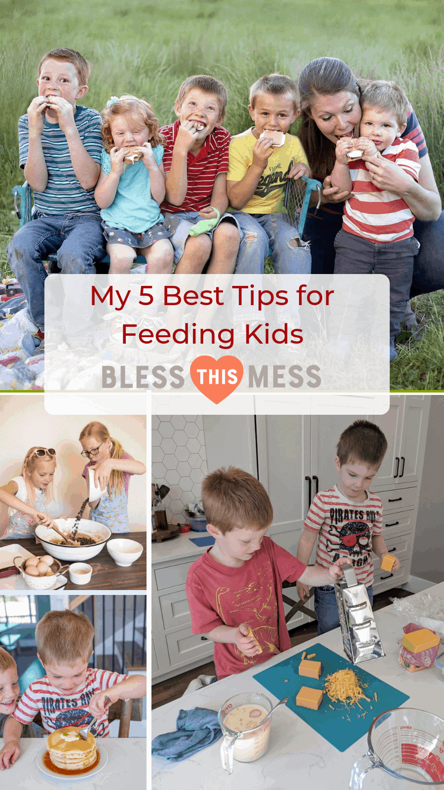 Feeding kids isn't always a walk in the park, but with my 5 best tips for feeding kids, I hope you come away with some tangible advice and practical ideas for making mealtimes a little less stressful and a whole lot more enjoyable for the entire family.