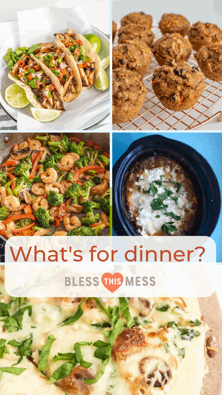 With this easy-to-follow guide, you'll know exactly what to make for dinner every night, even if you don't have a ton of time or home-cooked meals stress you out!