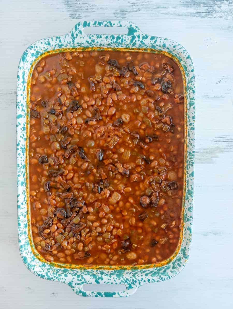 Smoky and savory with just a hint of sweetness, Grandma Lucy's baked beans recipe is famous around my household, and I know it'll be a staple in yours, too.