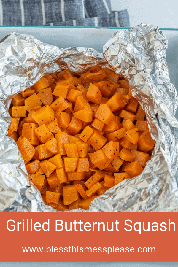 Fire up the grill and make grilled butternut squash in a foil packet for a super simple side that's perfect for fresh summer meals! 