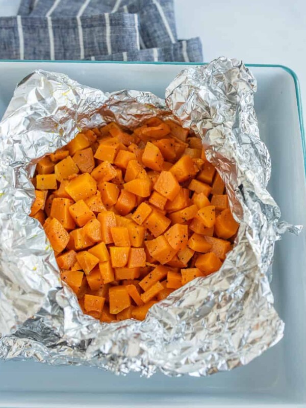 Fire up the grill and make grilled butternut squash in a foil packet for a super simple side that's perfect for fresh summer meals!
