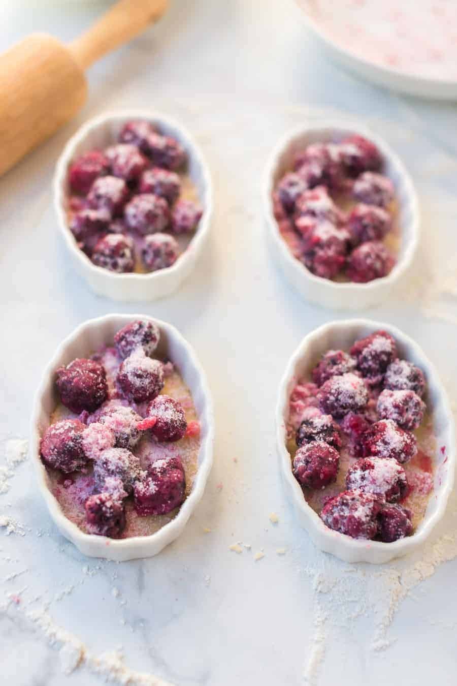 Raspberry cobbler made with black raspberries and a flaky pie crust is a favorite family dessert passed down by my grandmother. #raspberrycobbler #cobbler #raspberry #dessert #baking #familyrecipe