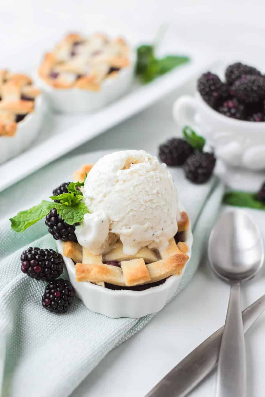 Raspberry cobbler made with black raspberries and a flaky pie crust is a favorite family dessert passed down by my grandmother. #raspberrycobbler #cobbler #raspberry #dessert #baking #familyrecipe