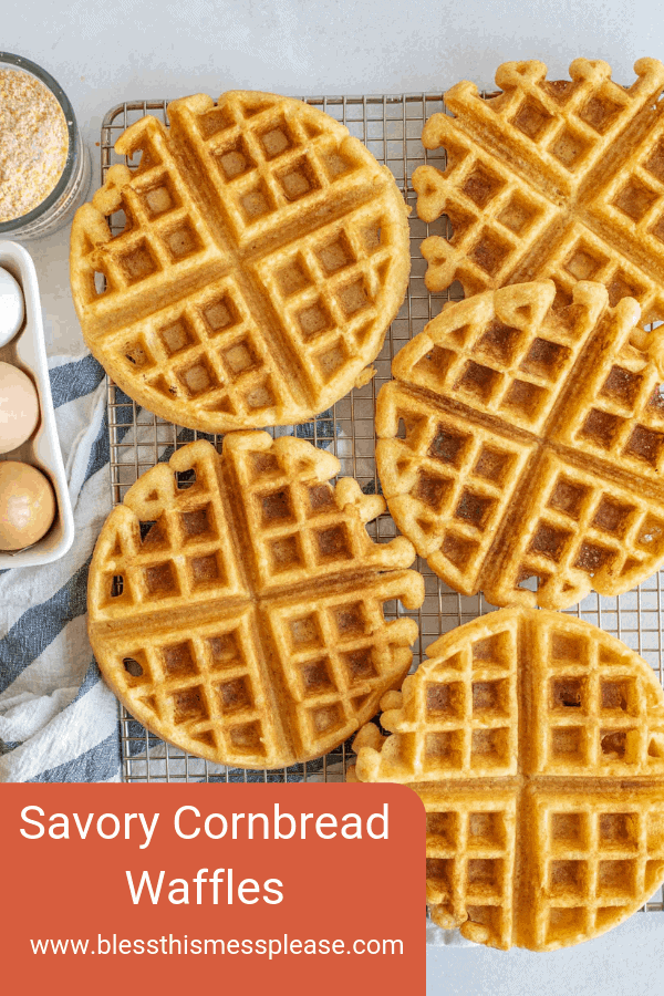 Savory Cornbread Waffles Recipe 