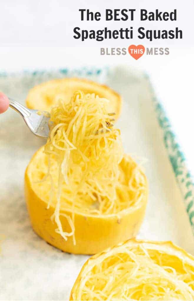 The Best Oven Roasted Spaghetti Squash — Bless this Mess