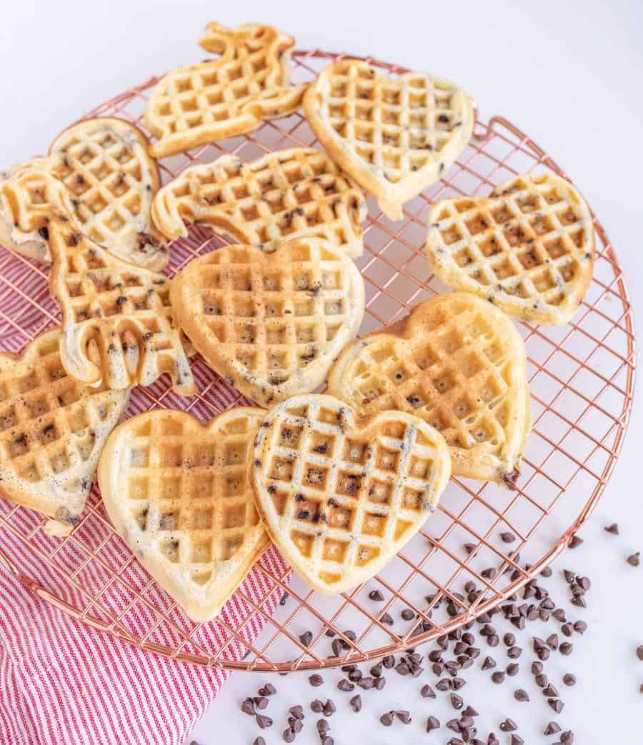 Fluffy Chocolate Chip Waffles Recipe 