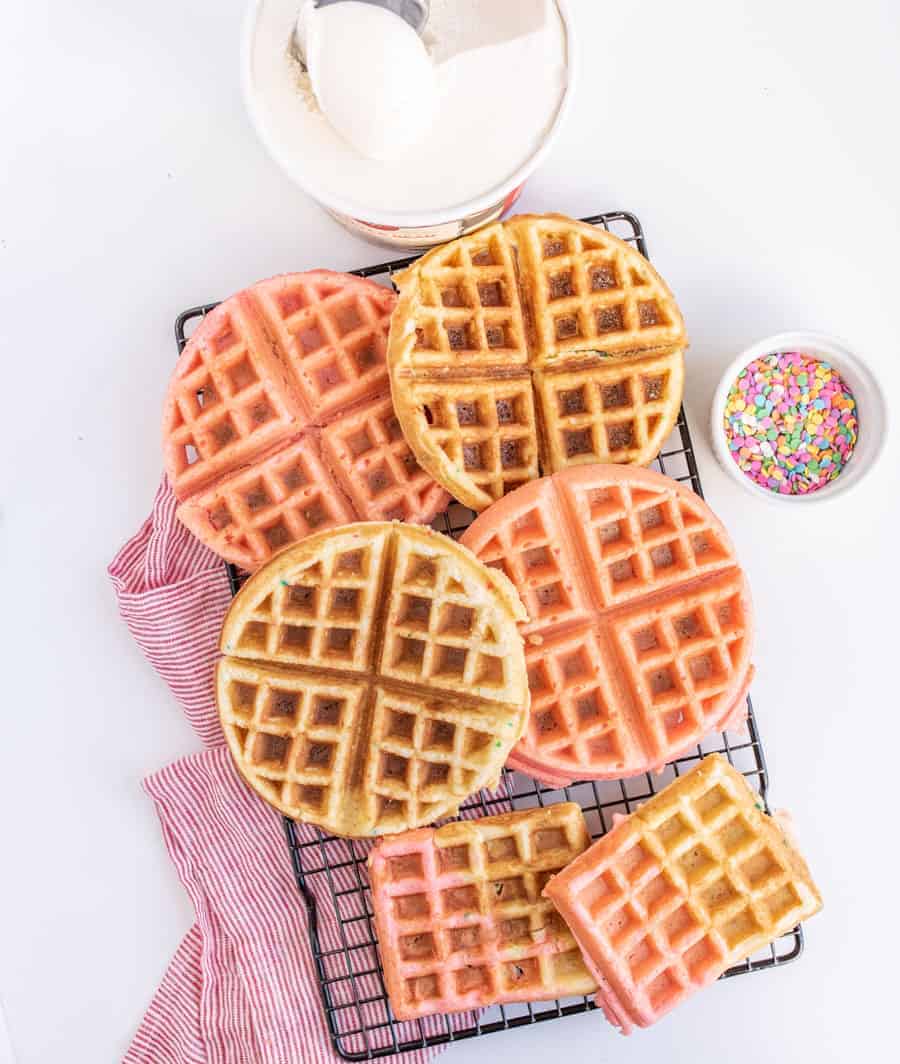 Cake Mix Dessert Waffles Recipe 