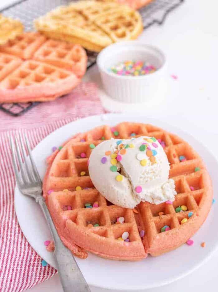 Easy Homemade Waffles From Scratch — Bless this Mess