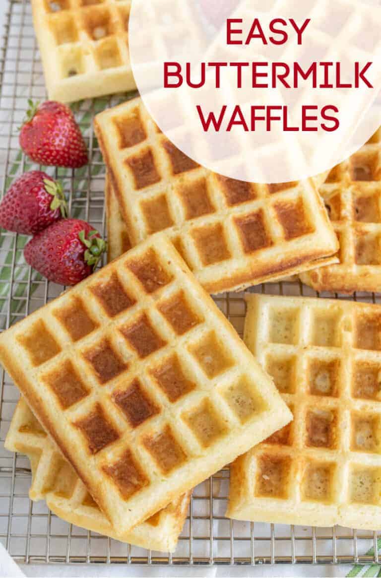 Classic Fluffy Buttermilk Waffle Recipe Easy Buttermilk Waffle Batter