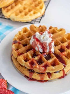Classic Fluffy Buttermilk Waffle Recipe | Easy Buttermilk Waffle Batter