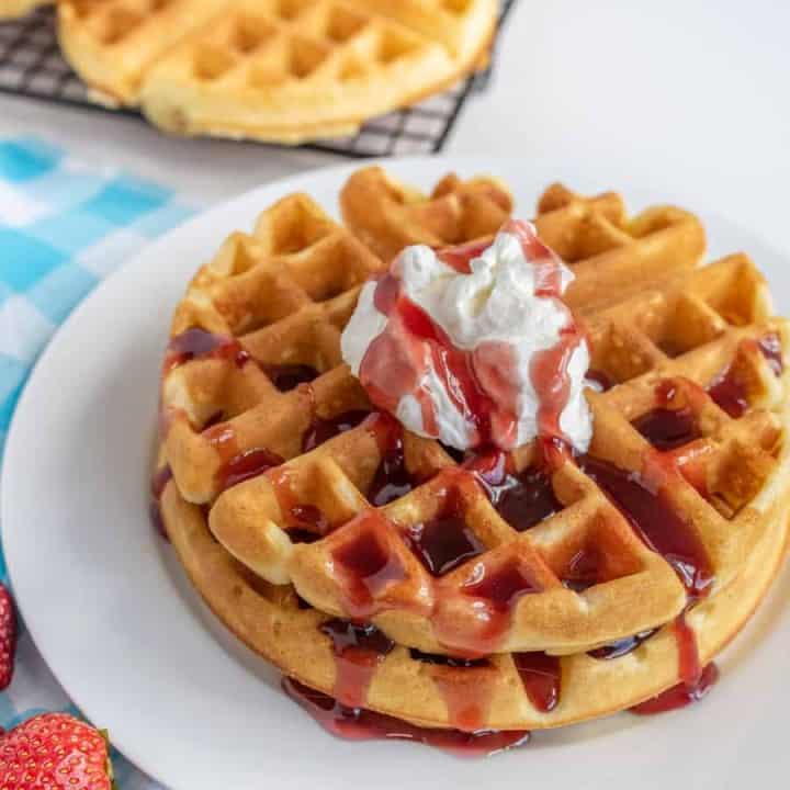 Extra Light & Fluffy Waffle Recipe — Bless this Mess