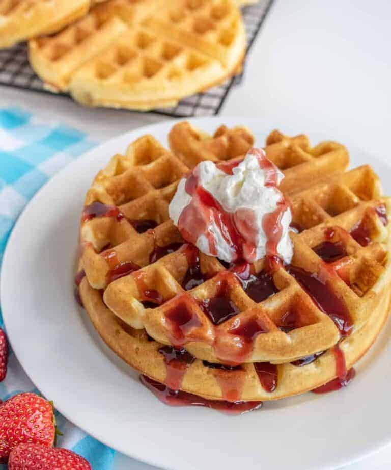 Easy Waffle Recipes From Scratch: 23 Foolproof Favorites — Bless this Mess
