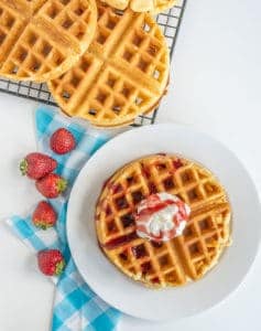 Extra Light & Fluffy Waffle Recipe — Bless this Mess