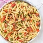 Image of a Pot of Roasted Tomato & Sausage Pasta