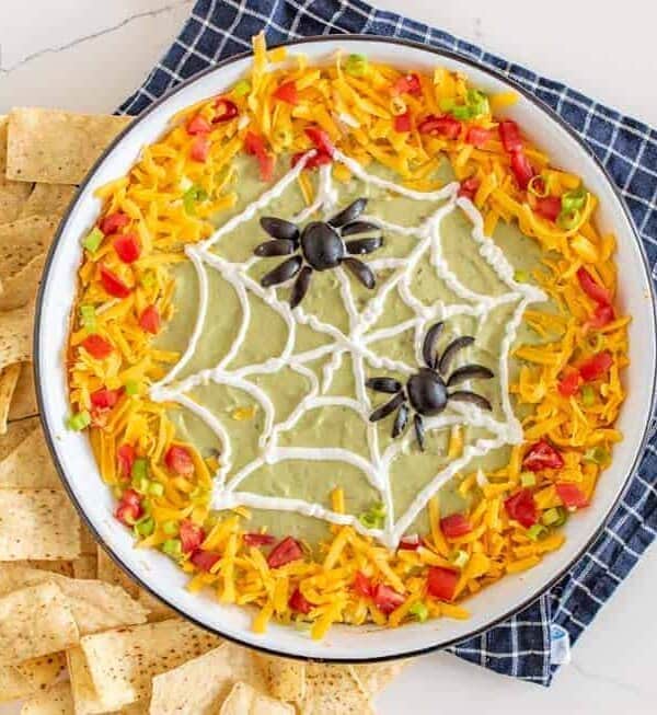 halloween bean dip