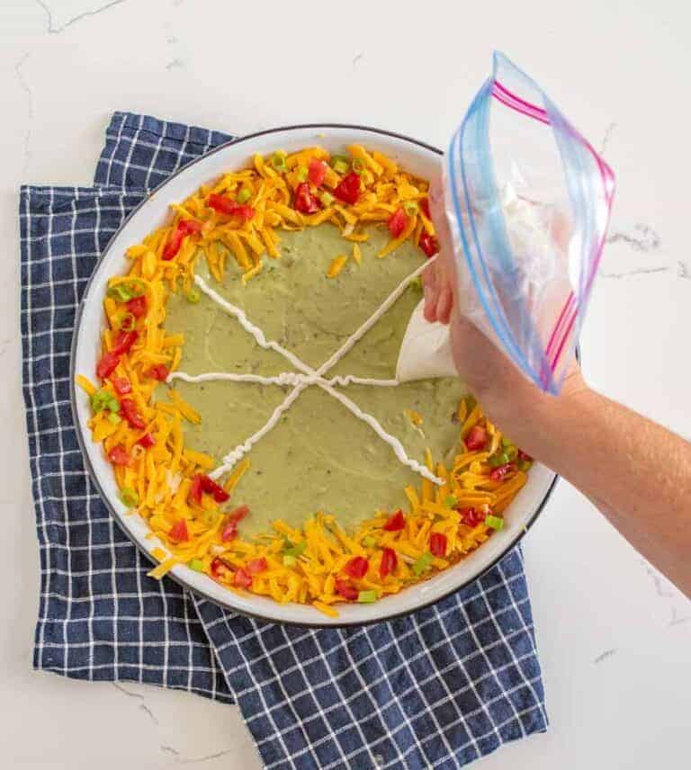 Halloween Spiderweb Bean Dip Recipe Easy Party Food Idea