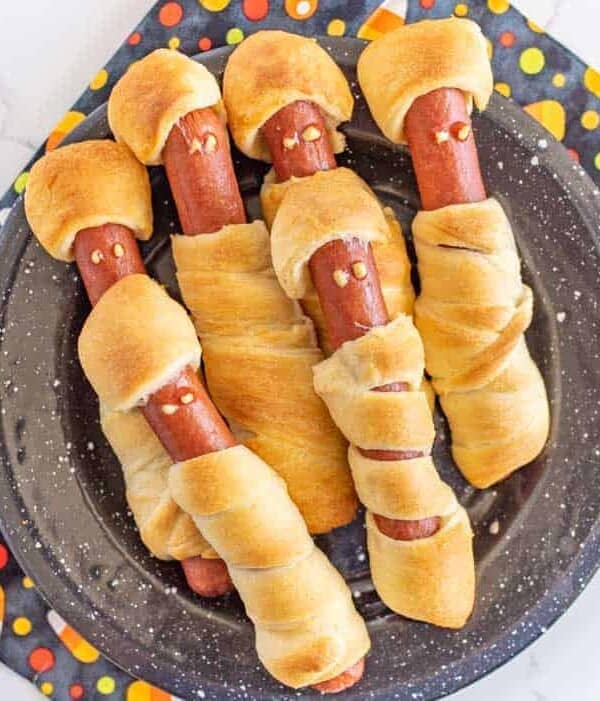 mummy corn dogs