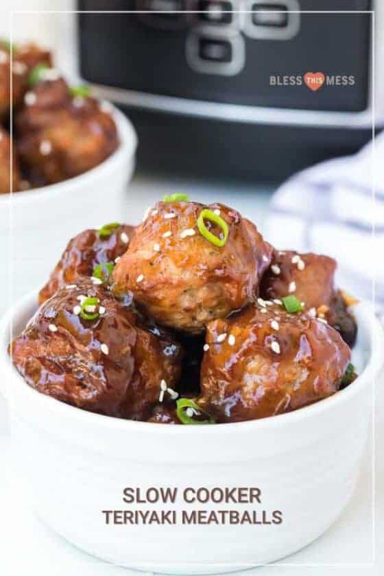 Crockpot Honey Teriyaki Meatballs Easy Meatball Appetizer Recipe