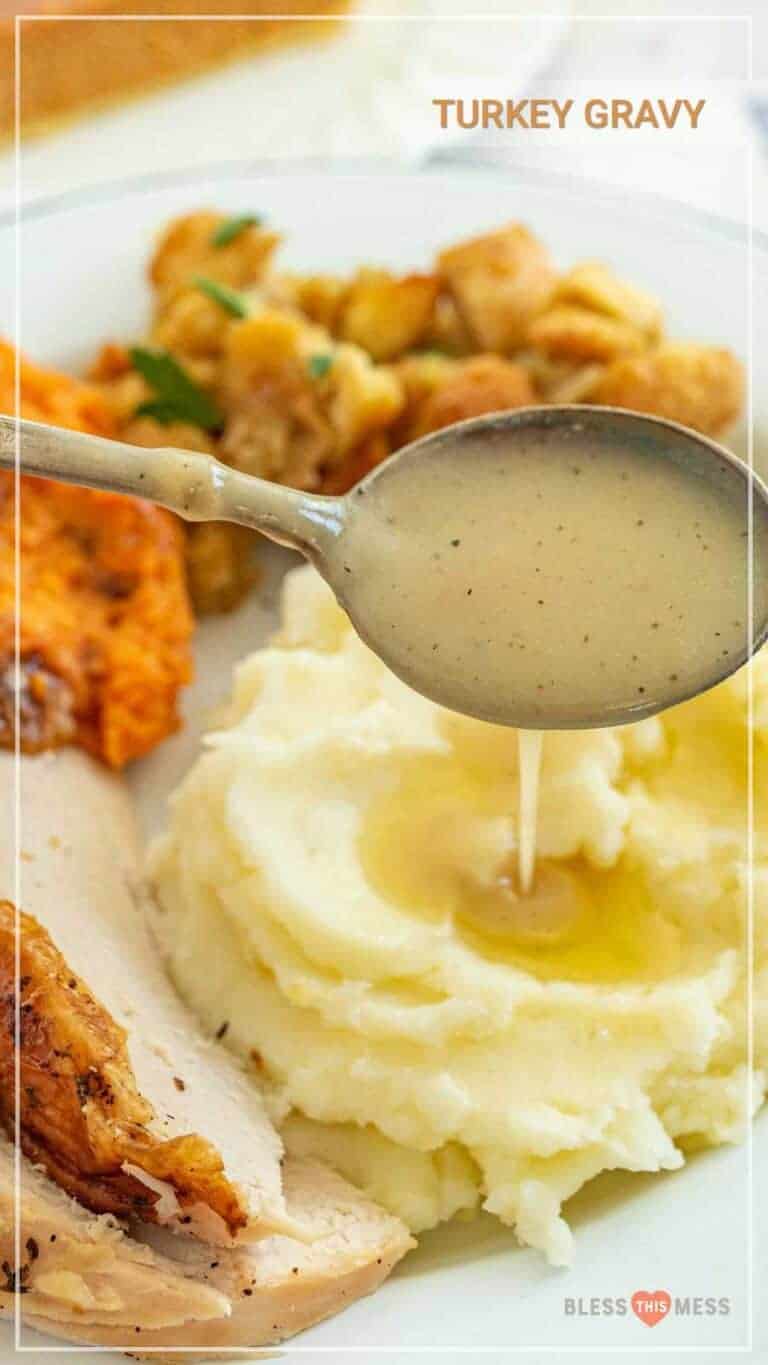 Easy Homemade Turkey Gravy — Bless this Mess