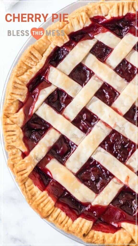 Homemade Cherry Pie Recipe Pin