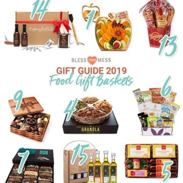 Bless this Mess Gift Guide 2019: Food Gift Baskets