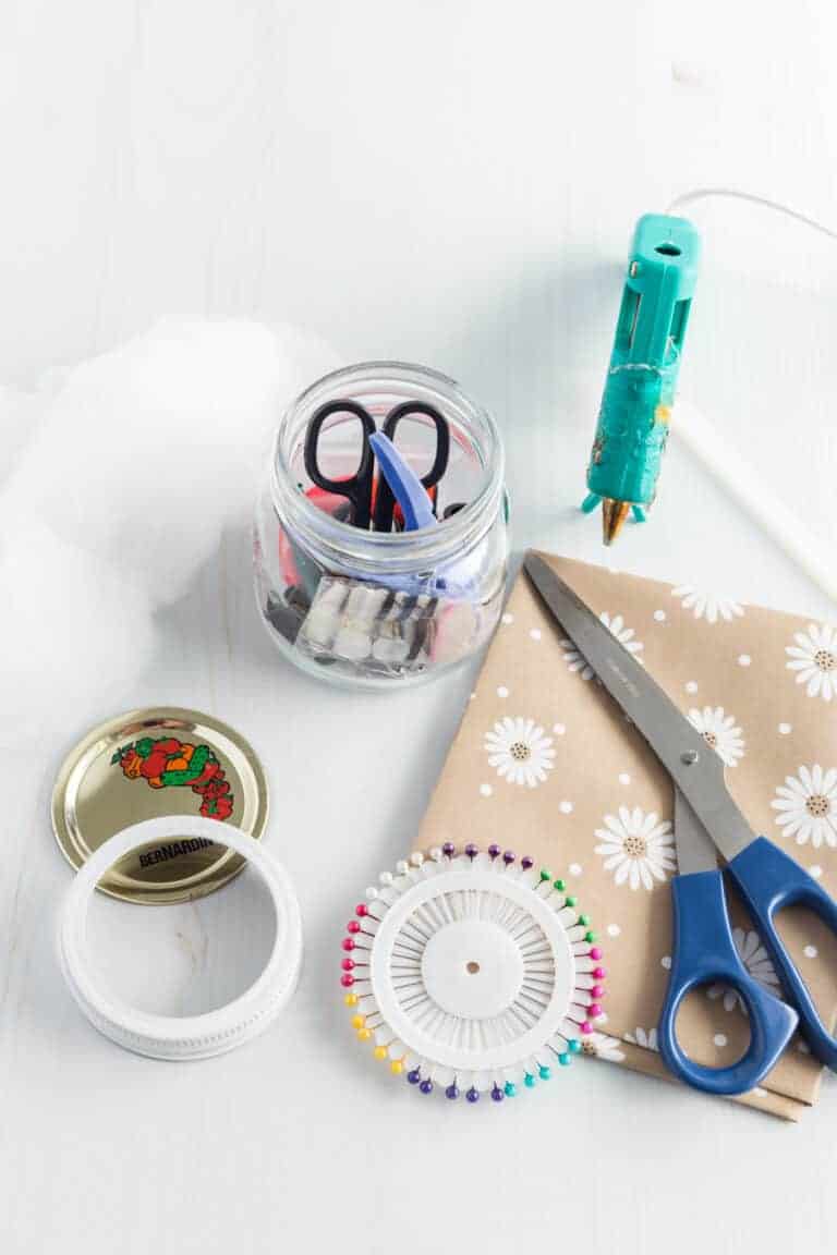 DIY Sewing Kit Gift in a Jar Easy Homemade Gift Idea