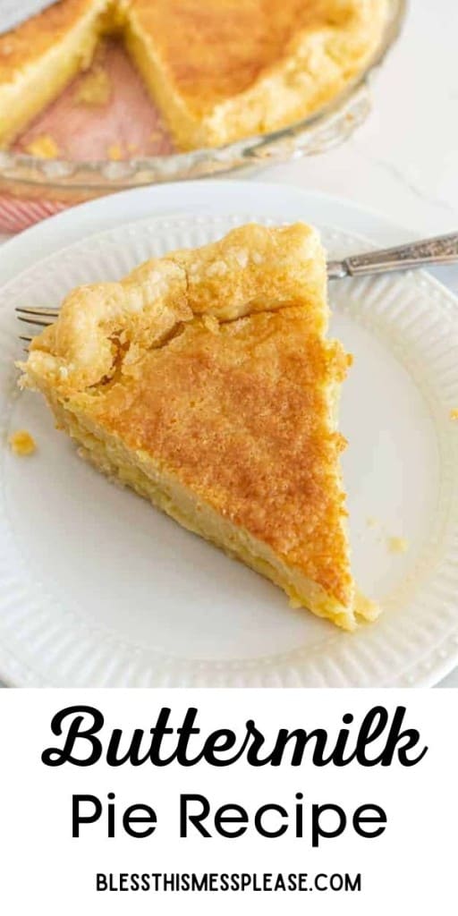 pin for buttermilk pie recipe