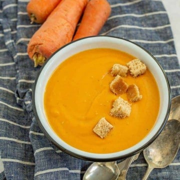 Creamy Carrot Soup with Ginger