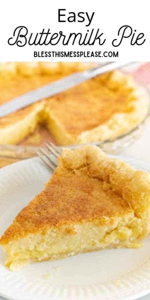 pin for buttermilk pie recipe