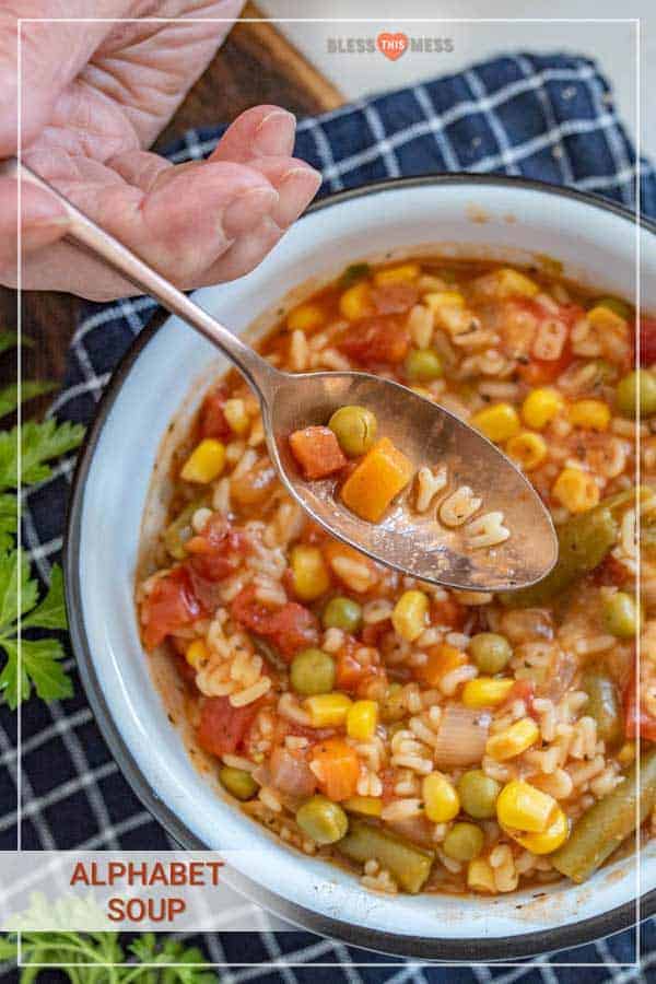 Healthy Alphabet Soup